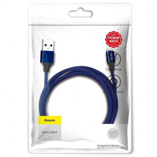 Baseus Yiven Lightning-kabel 120cm 2A (Blauw)