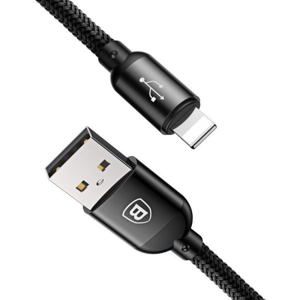 Baseus 3in1 Kabel USB-C / Lightning / Micro 3,5A 0,3m (Zwart)