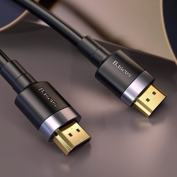 Baseus Cafule 4KHDMI Man Naar 4KHDMI Man Adapter Kabel 2m Zwart