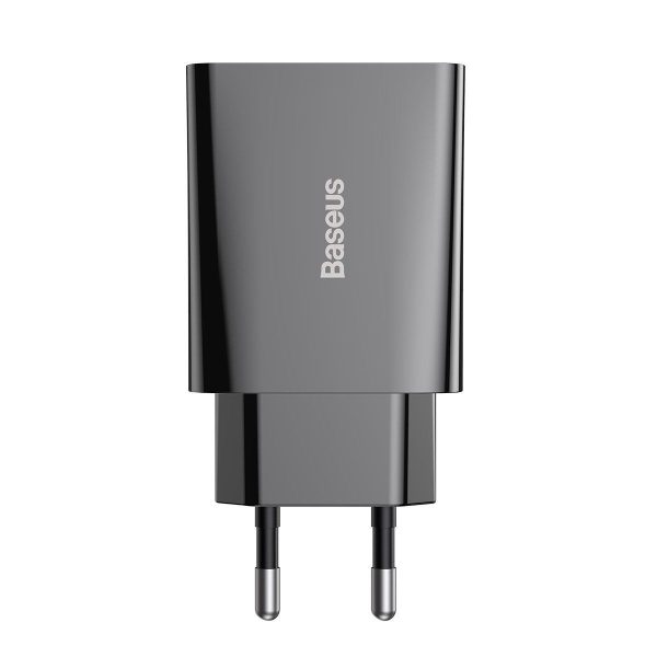 Baseus Speed Mini Quick USB-C Charger with PD and 3A, 20W (Black)