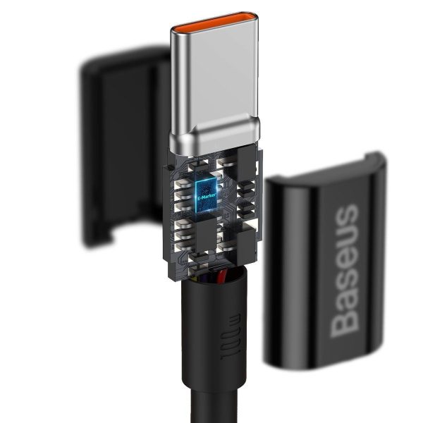 Baseus Superior Series USB-C to USB-C Cable, 100W, 2m (Black)