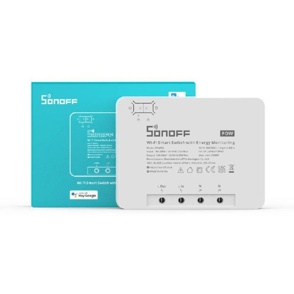 Sonoff POWR3 Smart Wi-Fi Switch with Energy Monitoring (25A/5500W)