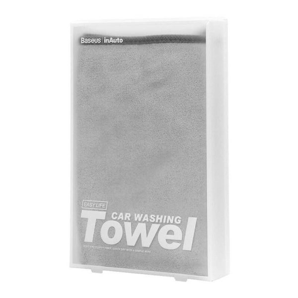 Baseus Easy life car washing towel (40 x 80 cm, 2 pcs) Gray