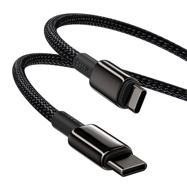 Baseus Tungsten Gold Cable Type-C to Type-C 100W 1m (black)