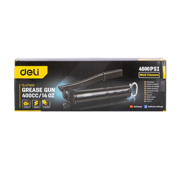 Grease Gun Deli Tools EDL471400, 400ml