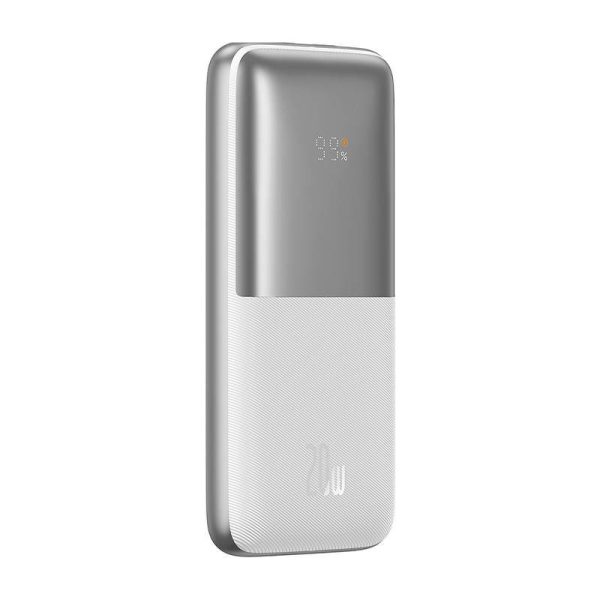 Powerbank Baseus Bipow Pro 10000mAh, 2xUSB, USB-C, 20W (white)