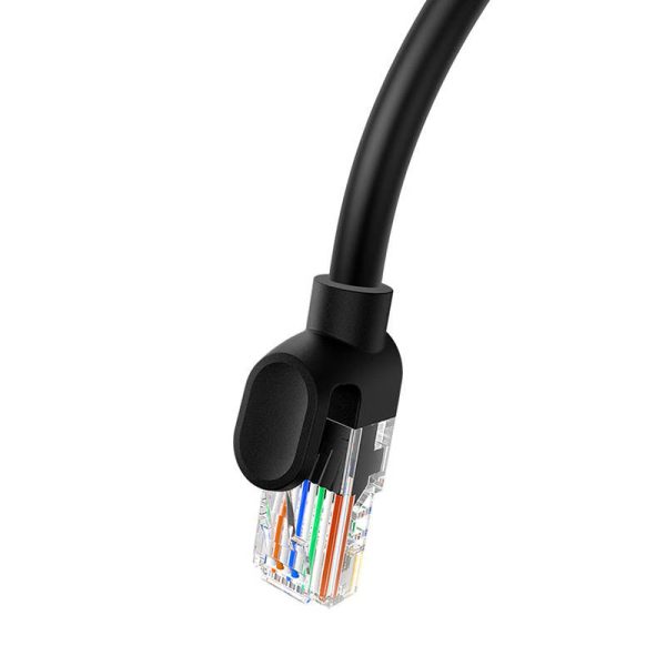 Baseus Ethernet CAT5, 0,5m network cable (black)