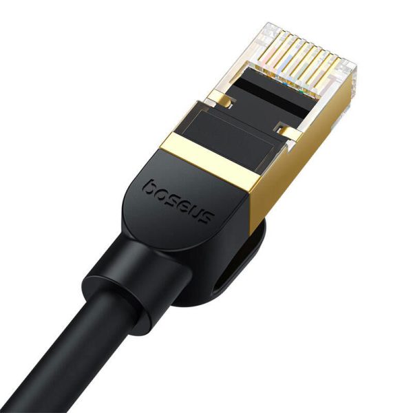 Network cable cat.8 Baseus Ethernet RJ45, 40Gbps, 5m (black)