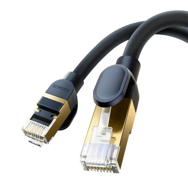 Network cable cat.8 Baseus Ethernet RJ45, 40Gbps, 15m (black)