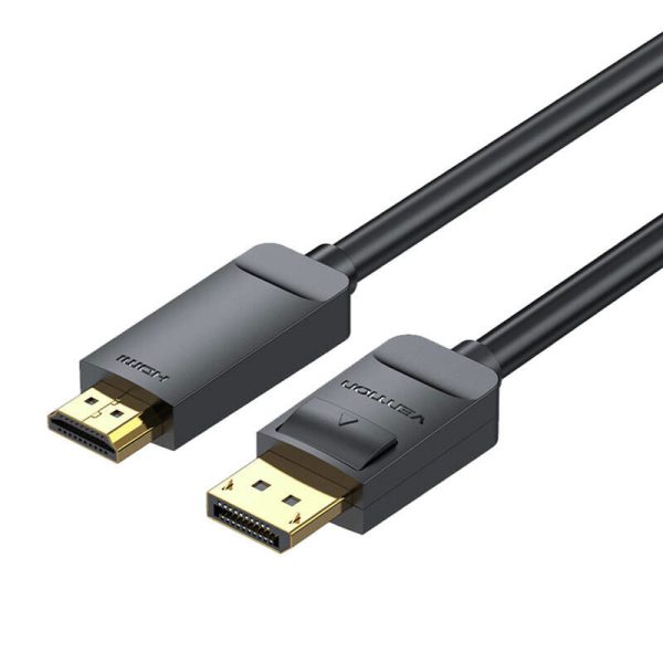 DisplayPort 1.2 to HDMI 1.4 Cable Vention HAGBI 3m, 4K 30Hz (Black)