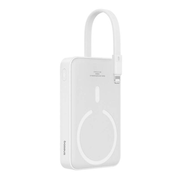 Powerbank Baseus Magnetic Mini 10000mAh, Lightning 20W MagSafe (white)