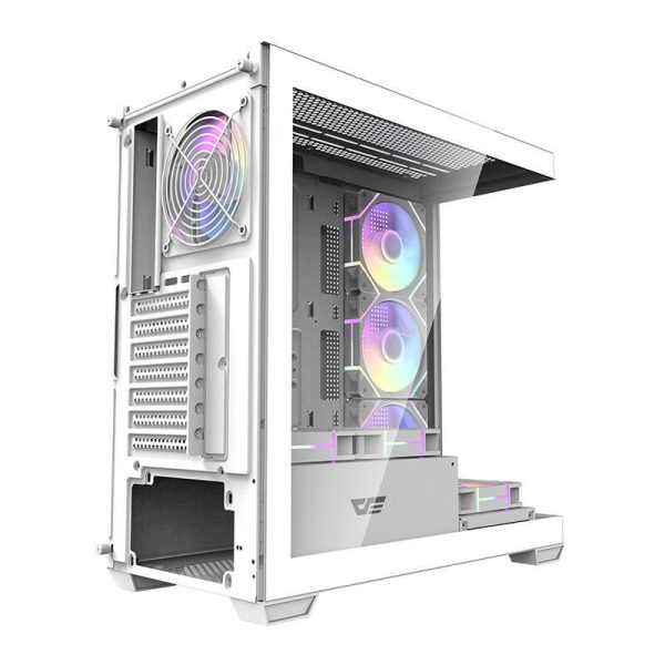 Computer case  Darkflash DS900 (white) + 7 ARGB Fans