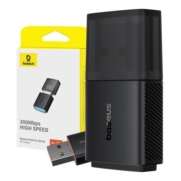 Adapter WiFi Baseus FastJoy 300Mbps (czarny)