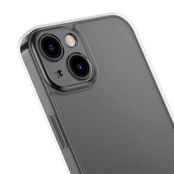 Baseus Frosted Glass Case for iPhone 13 Pro (black) + tempered glass