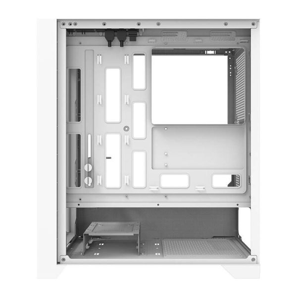 Computer case Darkflash DRX70 GLASS + 4 RGB fans (white)