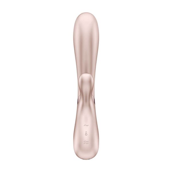 Satisfyer Hot Lover heated vibrator pink and gold