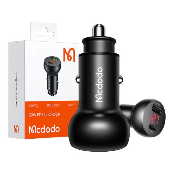 Mcdodo CC-6810 USB-A + USB-C car charger, 30W