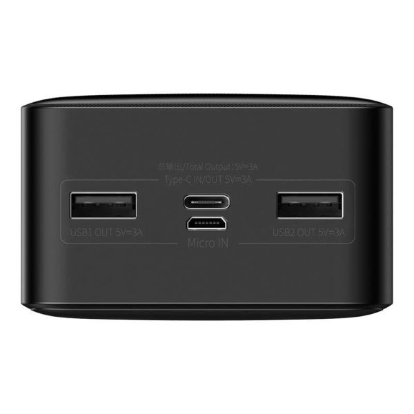 Powerbank Baseus Bipow 30000mAh,15W (black)