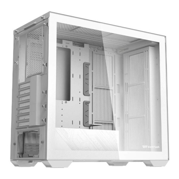 Dakflash DLX4000 Computer Case glass (white)