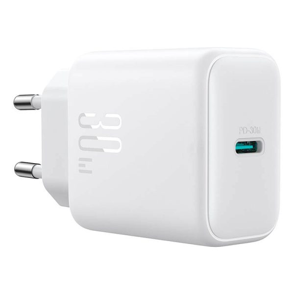 Joyroom power charger JR-TCF24 with C-C cable 30W 1m (white)