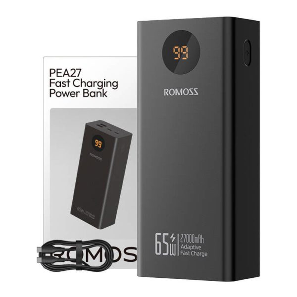 Powerbank Romoss PEA27S Pro 27000mAh 65W (black)