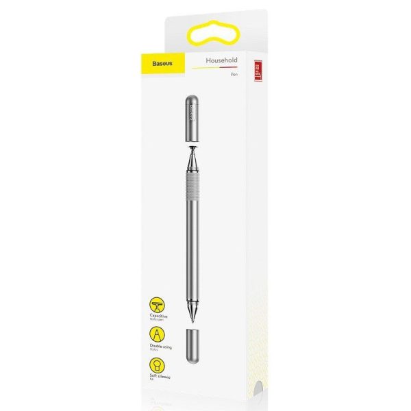 Baseus Gouden Knevel Stylus Pen - Zilver