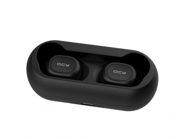 Draadloze Oordopjes TWS QCY T1C Bluetooth V5.0 (zwart)