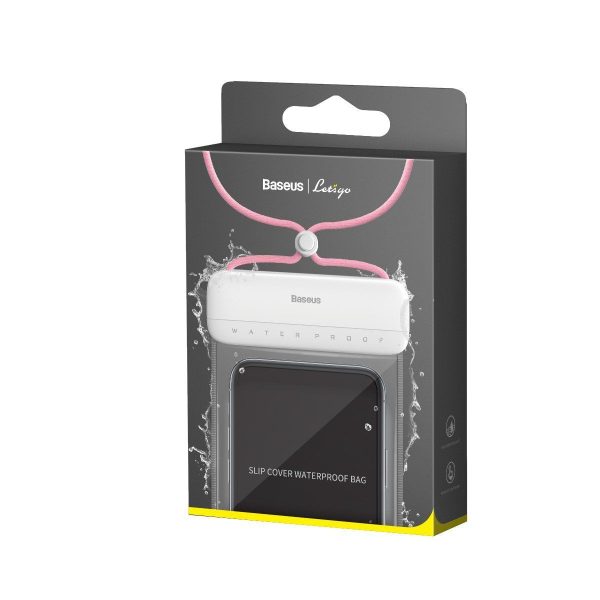 Baseus Let's Go Universal waterproof case for smartphones (pink)