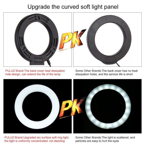 Puluz PU391 Adjustable Base Ring LED Lamp