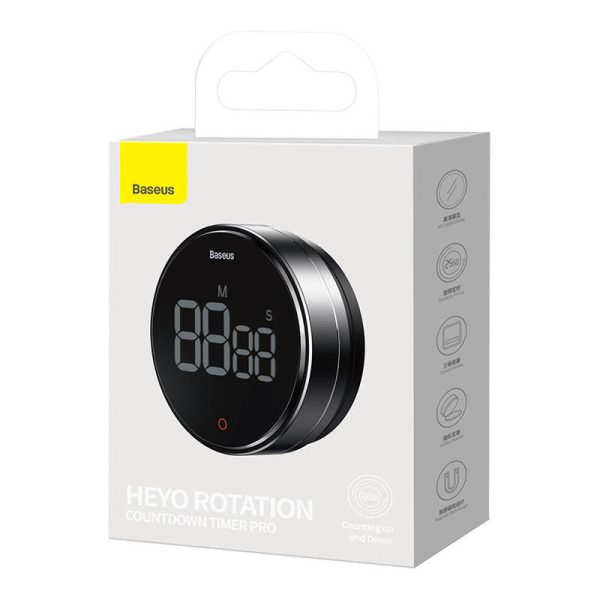 Baseus Heyo Pro Dark Gray Rotating Countdown Timer