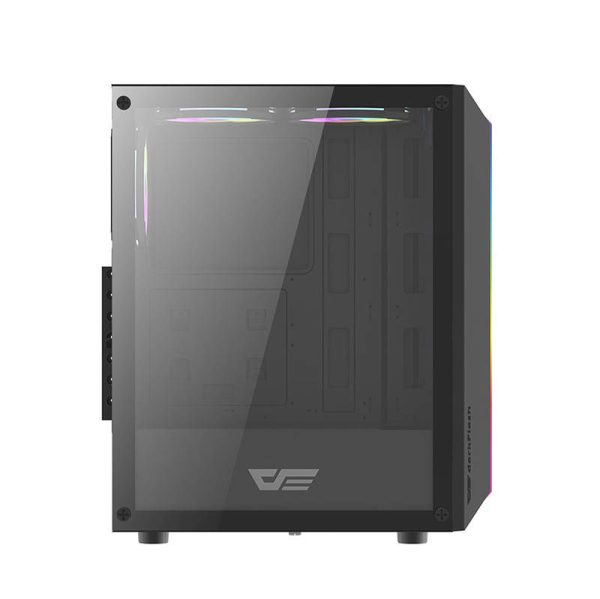 Darkflash DK151 LED Computer Case with 3 Fans (Black)