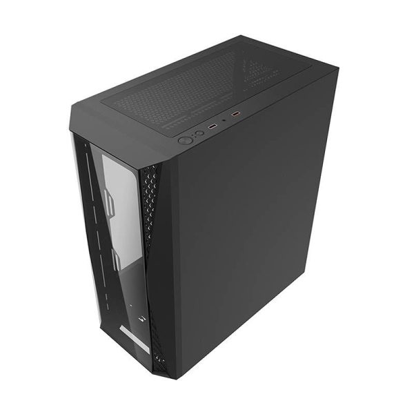 Darkflash DK352 Plus Computer Case with 4 Fans (Black)