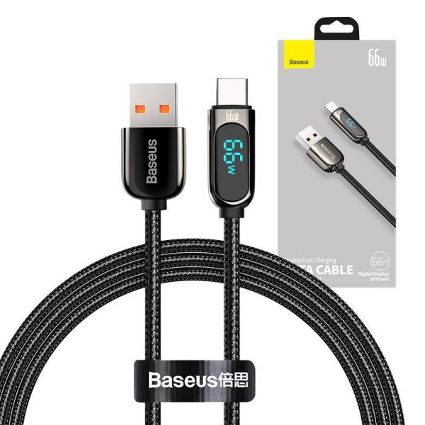 Baseus Display Cable USB to Type-C, 66W, 1m (black)