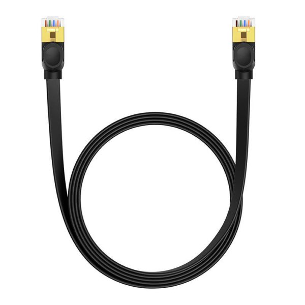 Baseus Cat 7 UTP Ethernet RJ45 Cable Flat 2 m black