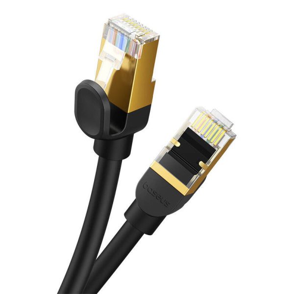 Network cable cat.8 Baseus Ethernet RJ45, 40Gbps, 3m (black)