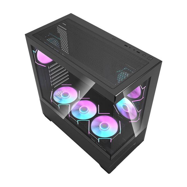 Darkflash DS900 AIR computer case (black) + 6 ARGB fans