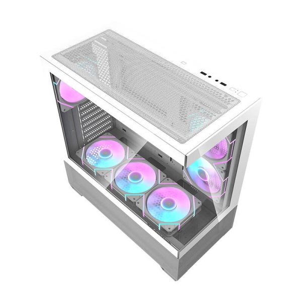 Computer case  Darkflash DS900 AIR (white) + 6 ARGB Fans