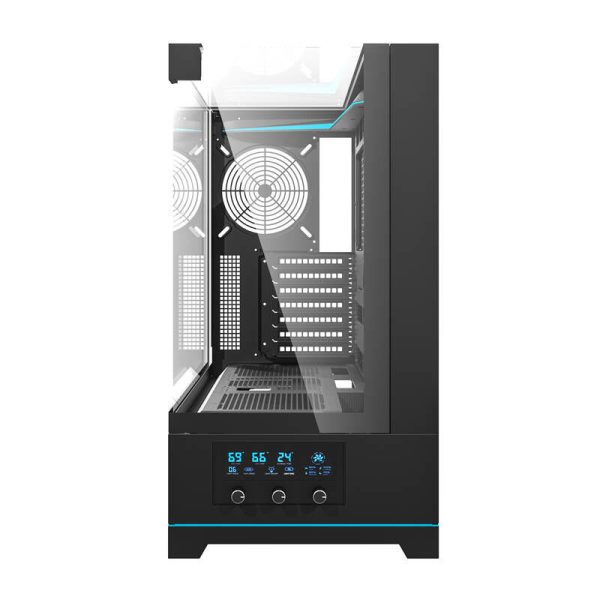 Darkflash DY450 computer case without fans (black)