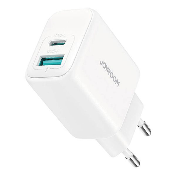 Joyroom JR-TCF21 Dual-Port (A+C) Power Charger (white)