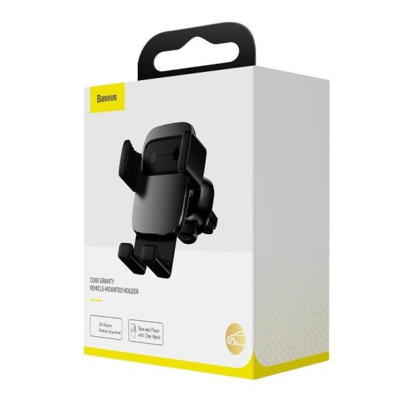 Baseus Cube Gravity Air Vent Car Mount (Black)