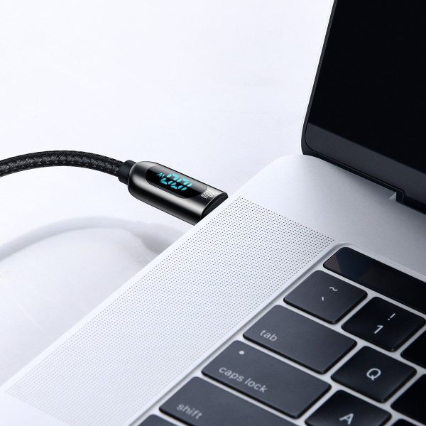 Baseus 100W USB-C to USB-C Display Cable, 2m (Black)