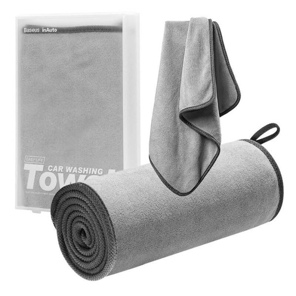 Baseus Easy life car washing towel (40 x 80 cm, 2 pcs) Gray