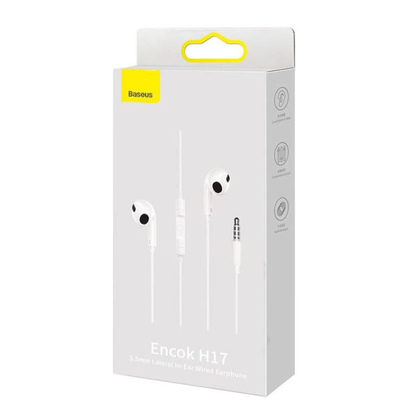 Baseus Encok H17 Earphones (white)