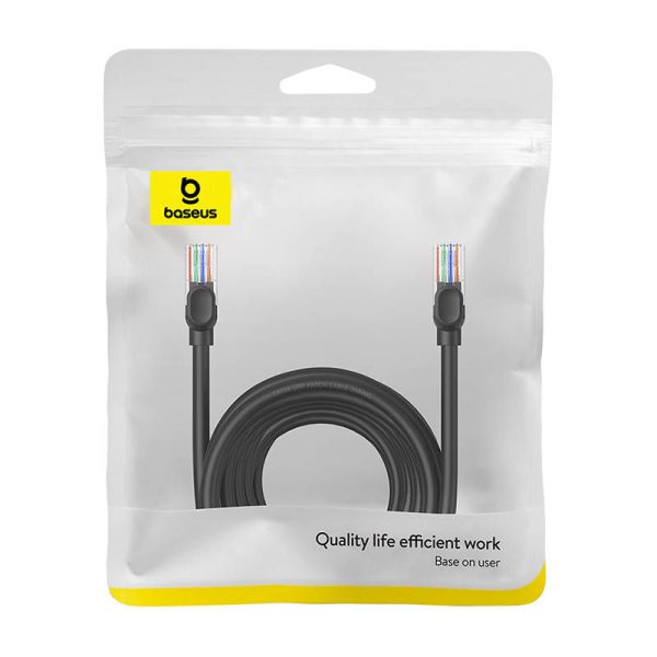 Baseus Ethernet CAT5, 10m network cable (black)