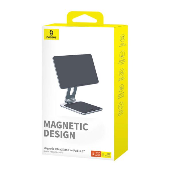 Magnetic Tablet Stand Baseus MagStable for Pad 12.9" (grey)