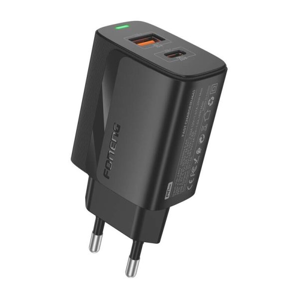 Foneng EU66 A+C 2 network charger (PD20W) black