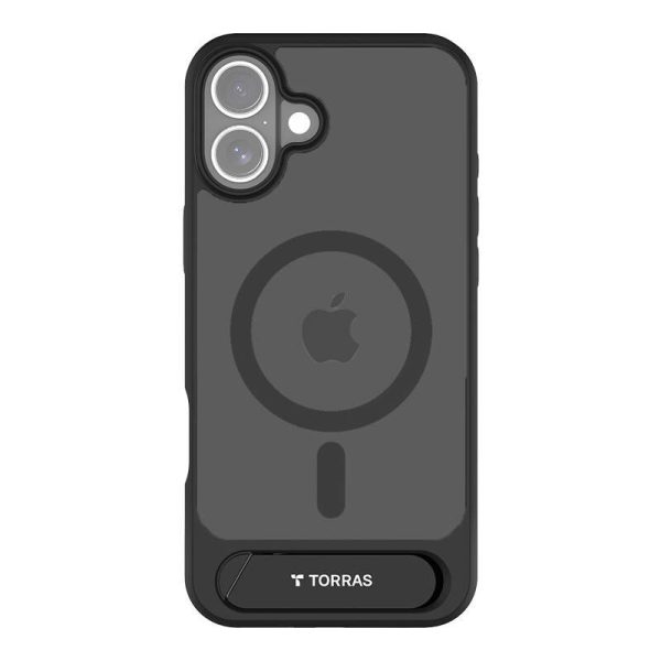 Etui Torras Pstand Series dla iPhone 16 (Czarne)