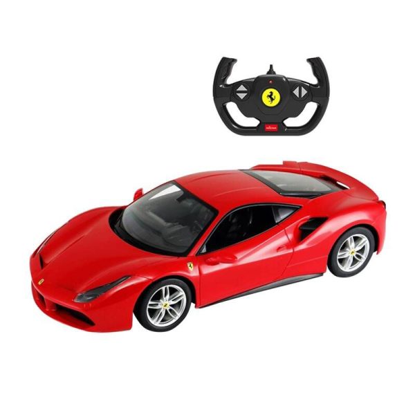 RASTAR 1:14 RC remote control car Ferrari 488 GTB (red)