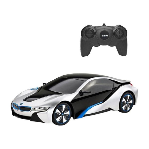 RASTAR R/C 1:24 BMW I8 remote controlled RC car (white)