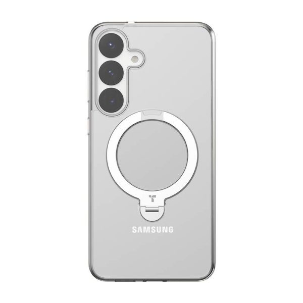 Torras Ostand Spin Series phone case for Samsung S25 (transparent)